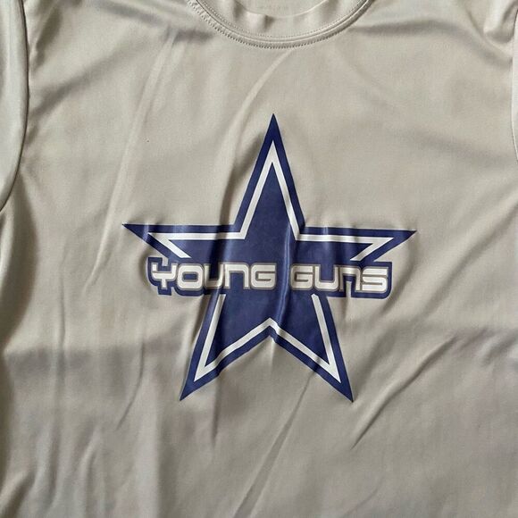 Team 365 youth boys L Dallas Cowboys Crewneck short sleeve t-shirt white - Picture 2 of 4